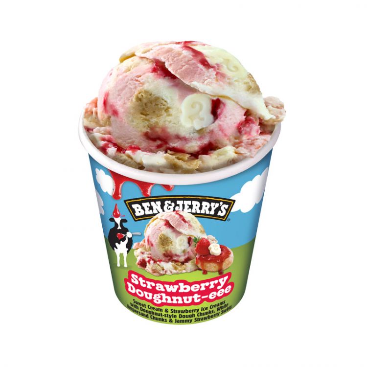 Ben & Jerry's Strawberry Doughnut-eee 465 ml