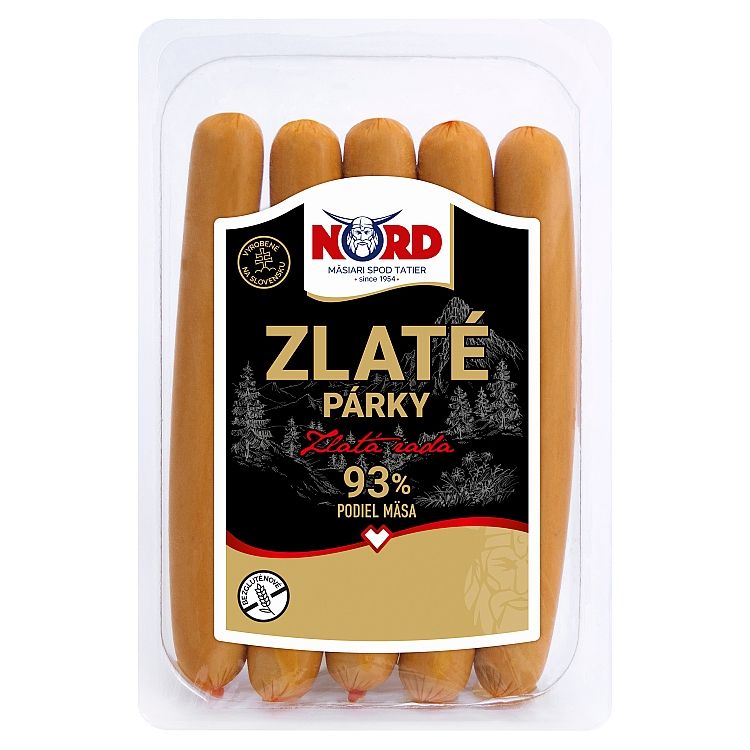 Nord Svit Zlaté párky 250g