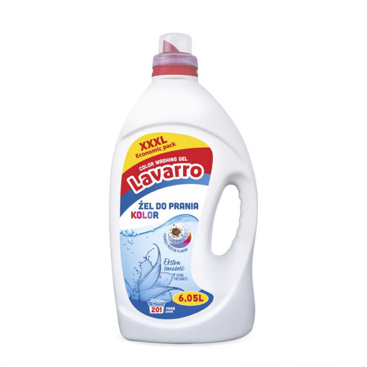 Lavarro gél na pranie – Color, 6,05 l (201 praní)