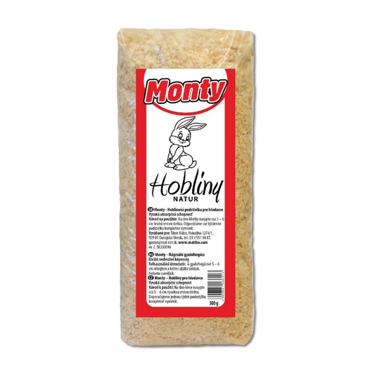 MONTY Hobliny natur 500g