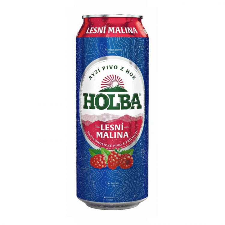 HOLBA Lesná malina, nealko 0,5l