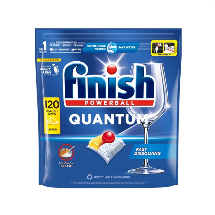 FINISH Quantum tablety do umývačky 120ks Lemon