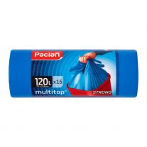 Paclan vrecia do koša MULTI TOP 120L 15ks