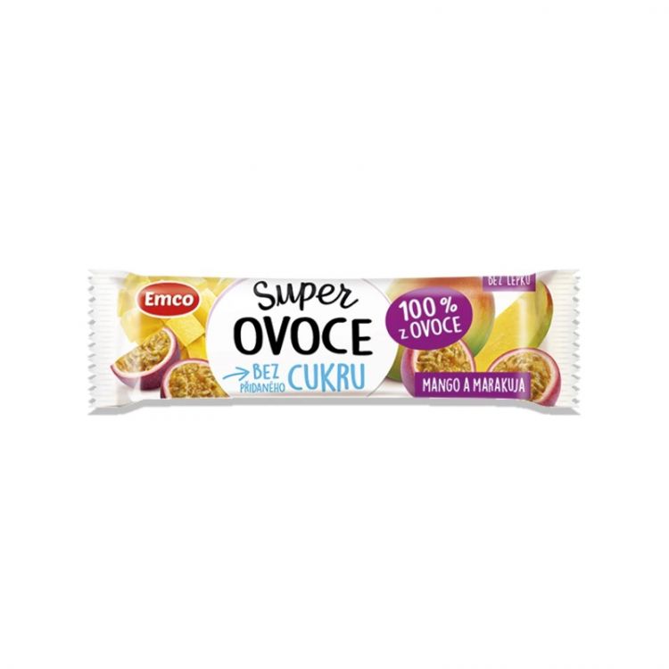 Emco Tyčinka Super ovocie mango/maracuja 30g
