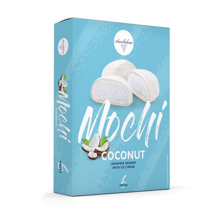 Arcobaleno Mochi Coconut 6x35g