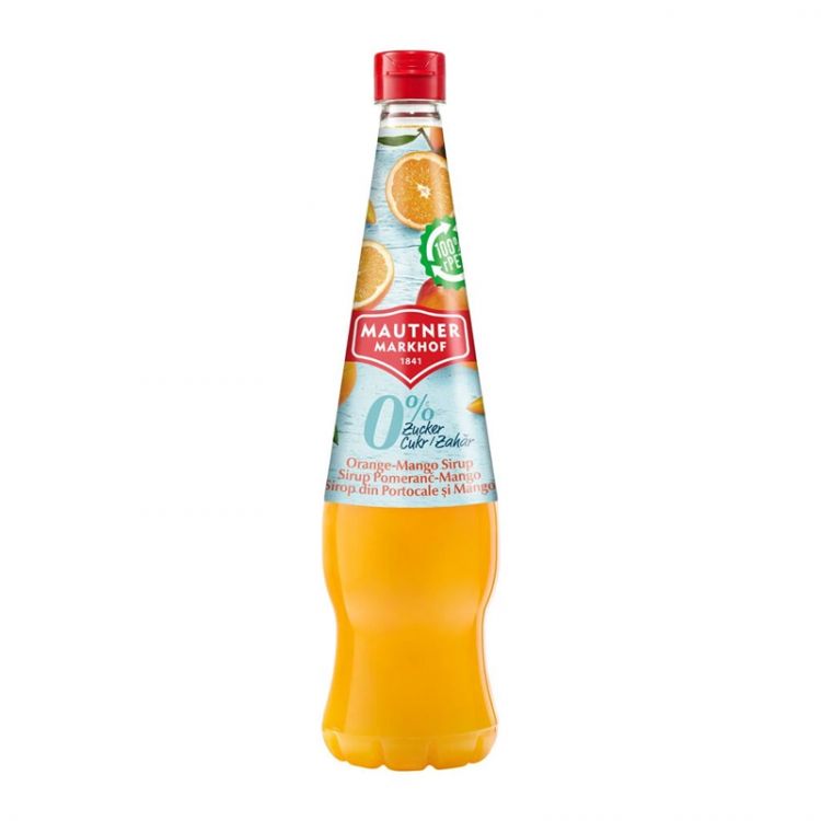 Mautner Markhof Sirup pomaranč-mango, 0% cukru 0,7l