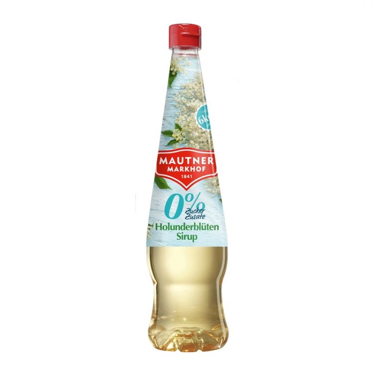 Mautner Markhof Sirup bazový kvet, 0% cukru 0,7l