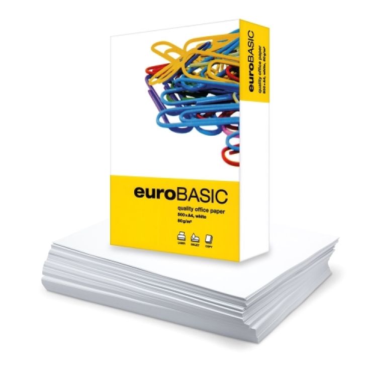 Kopírovací papier A4 80g Eurobasic 500 ks