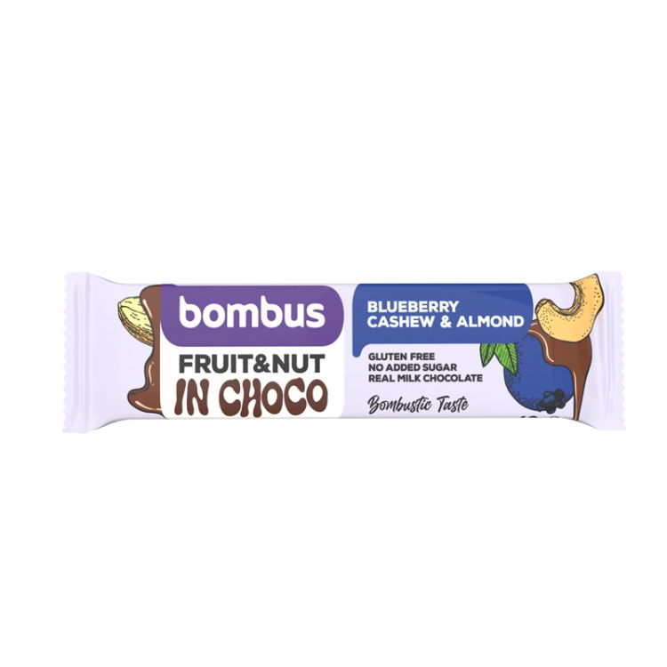 Bombus Fruit&Nut bar Blueberry&Cashew&Almond 40g
