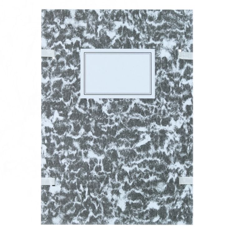 Spisová doska A4 so šnúrkami - čierny mramor