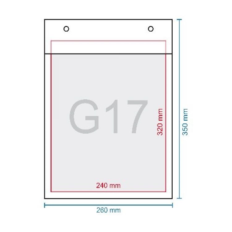 Obálka bublinková G17, 250 x 350 mm (240 x 340)
