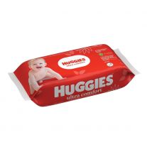 Huggies wipes refill 56 pcs Ultra Comfort with Aloe Vera