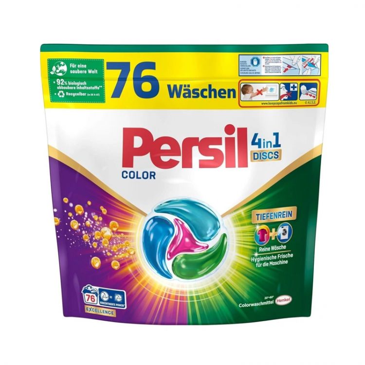 Persil liquid caps 76 sc 76 pcs Discs 4in1 Color