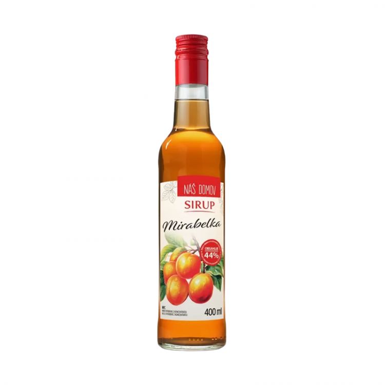 Leros Náš domov sirup Mirabelka 400ml