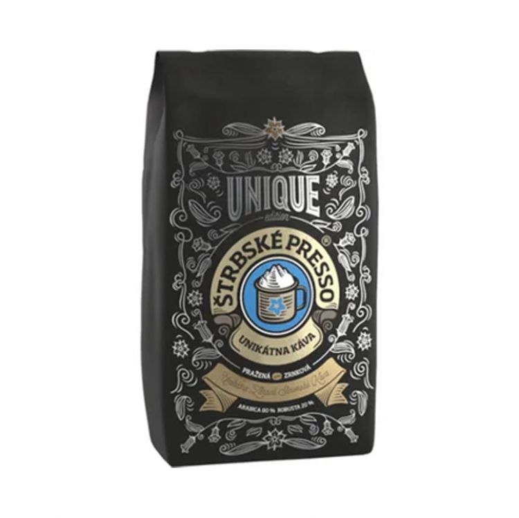 Štrbské Presso Unique brown káva zrnková 1 kg