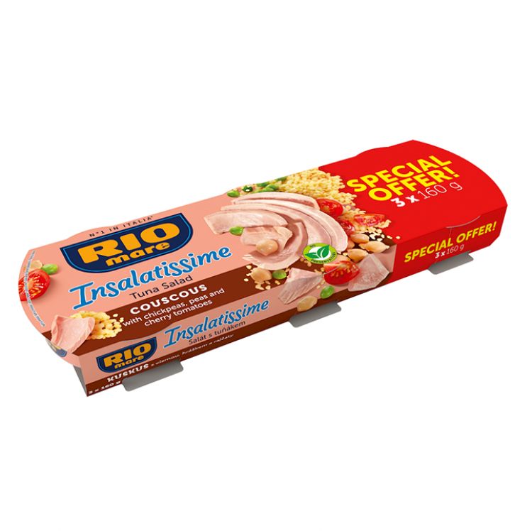 Rio Mare Tuniakový šalát s kuskusom 3 x 160 g