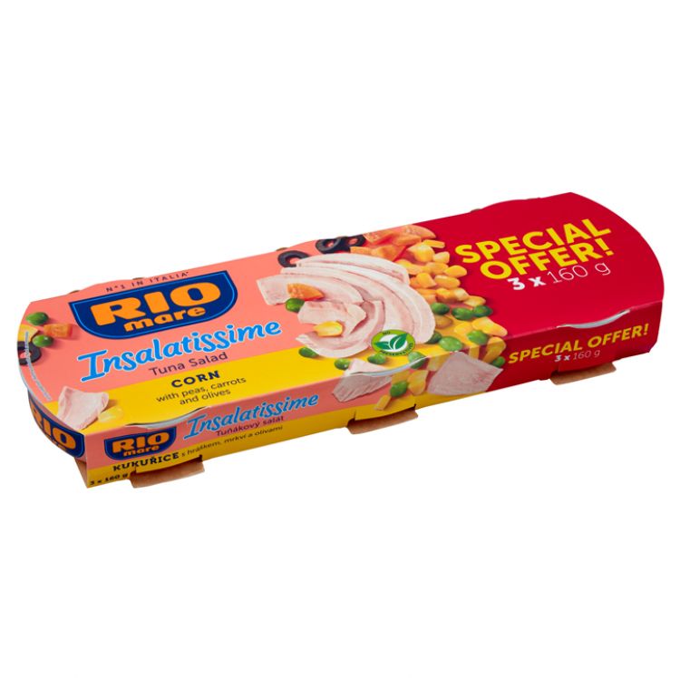 Rio Mare Tuniakový šalát s kukuricou 3 x 160 g