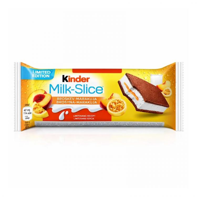 Kinder Mliečny rez broskyňa maracuja 28g