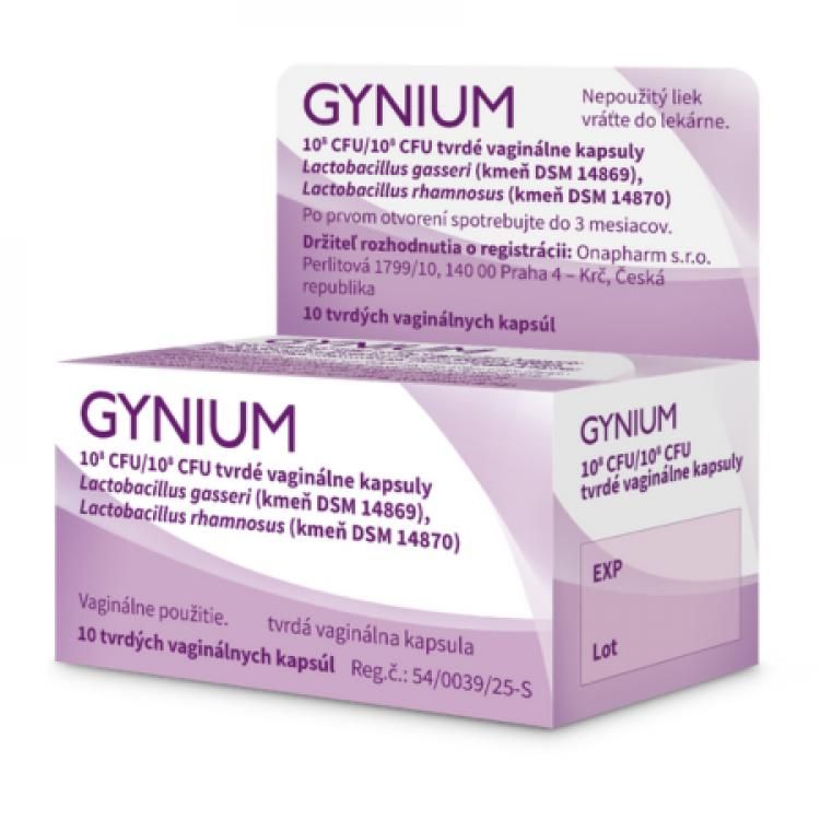 GYNIUM  10 vaginálnych kapsúl