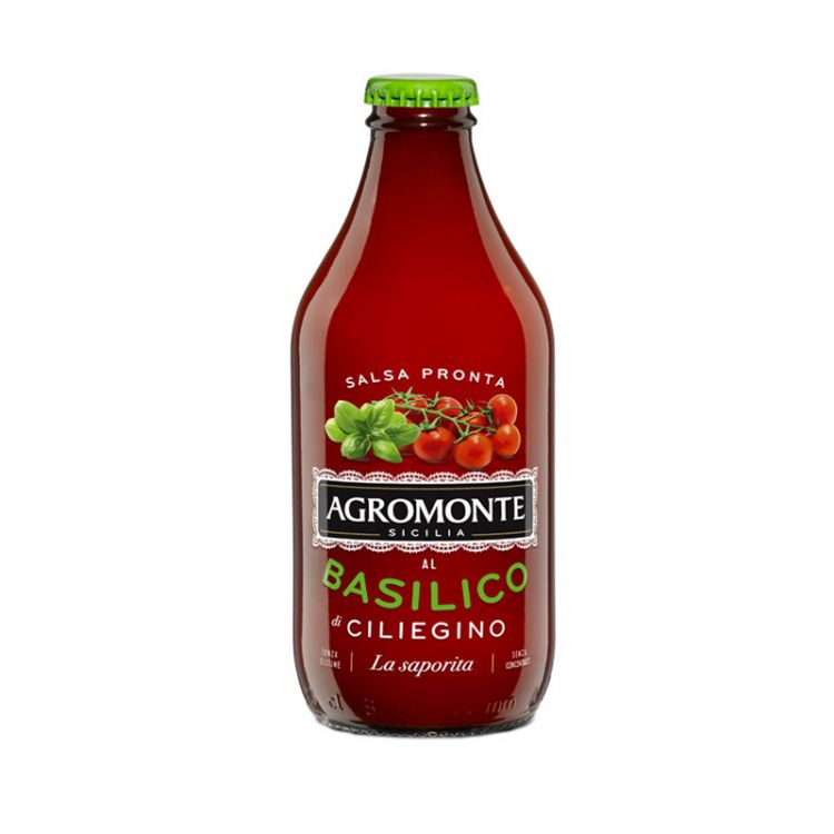 Agromonte Salsa pronta di ciliegino al basilico 330g