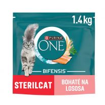 Purina ONE Bifensis Sterilised granule pre mačky losos 1,4 kg