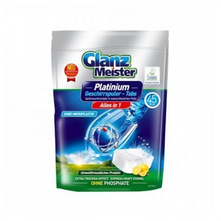 Glanz Meister Tablety do umývačky riadu Platinum 45ks