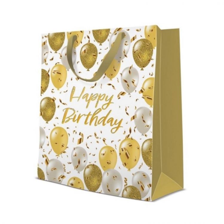 Darčeková taška veľká - Happy Birthday 26,5x13x33,5 cm