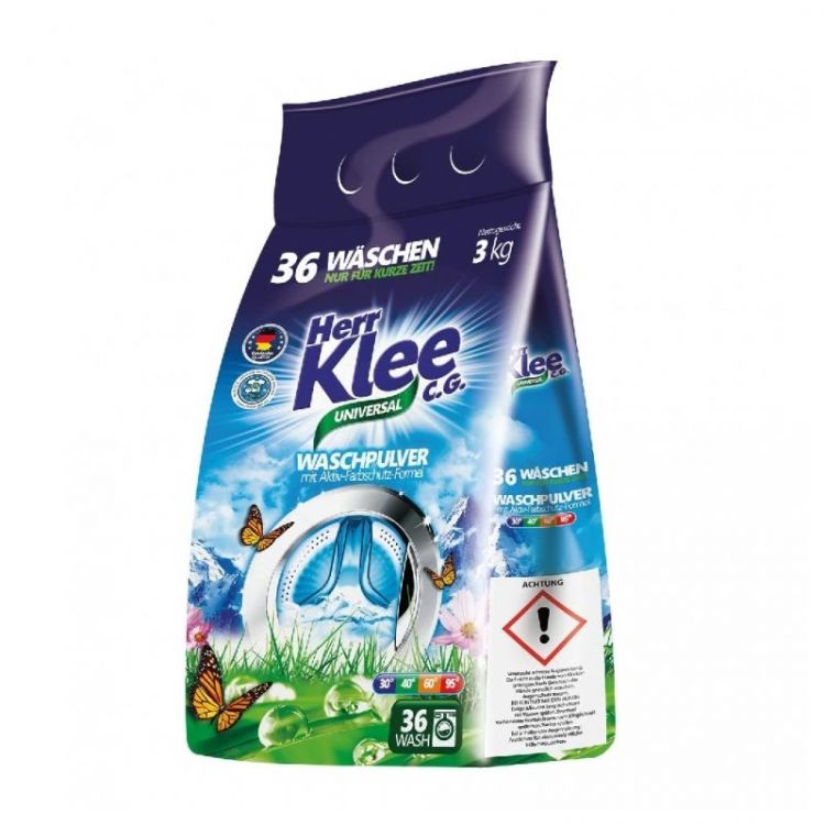 Herr Klee Prací prášok Univerzál 3kg 36PD