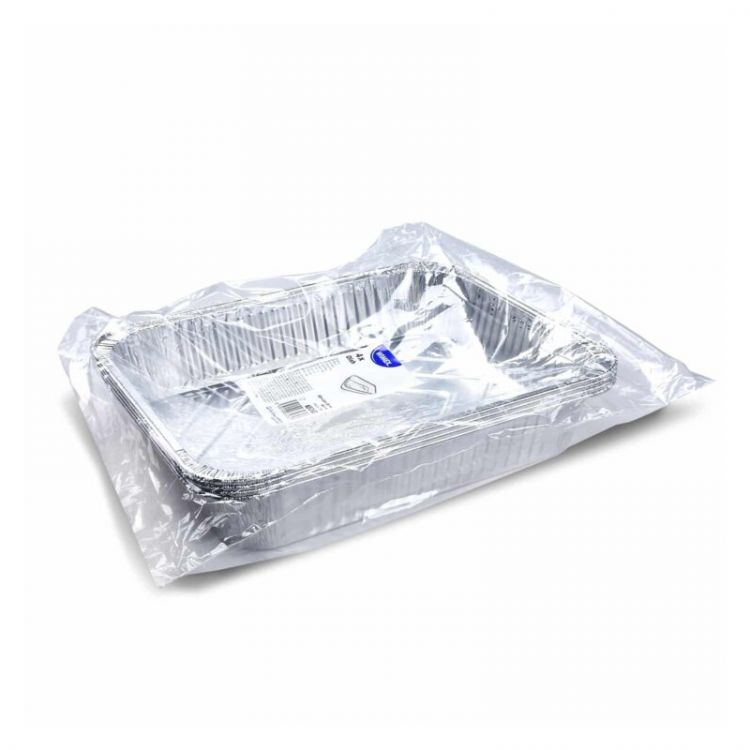 Misa GASTRO Alu 1/2 hranatá 32,3 x26,2 x 5,5cm, 4ks/bal