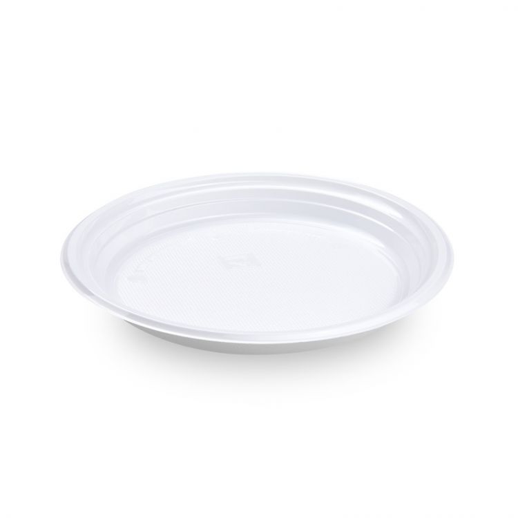 Tanier (PP) Reware Dinner ECONOMY opakovane použiteľný biely O22cm [100 ks]