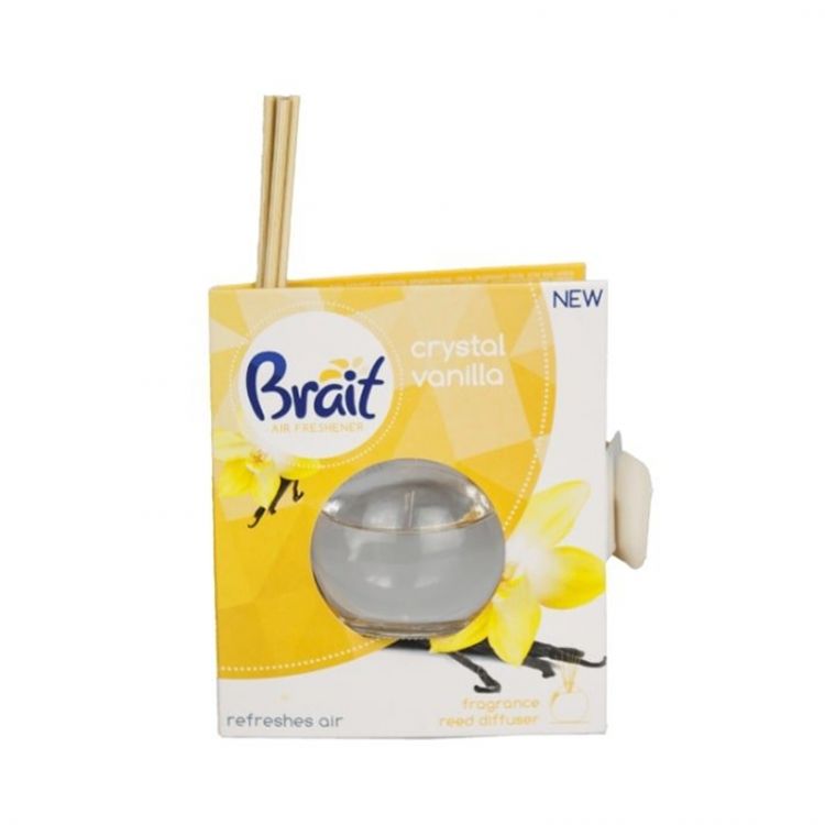 Brait Osviežovač vzduchu tyčinky Crystal Vanilka 40 ml