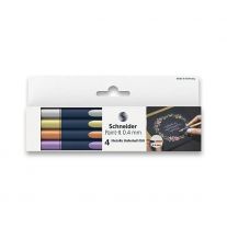 Popisovač Schneider Paint-It 050 Metalický - sada 4 ks