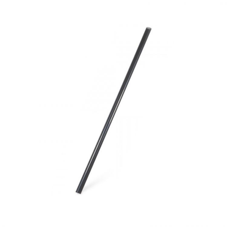 Slamky JUMBO čierne (PLA BIO) 21 cm 100 ks