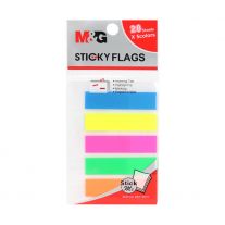 Záložka lepiaca NEON 5 x 20 listov PVC