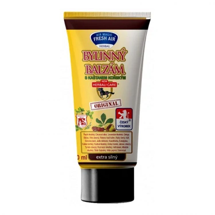 Fresh Air Bylinný balzám s gaštanom konským Extra silný 150ml