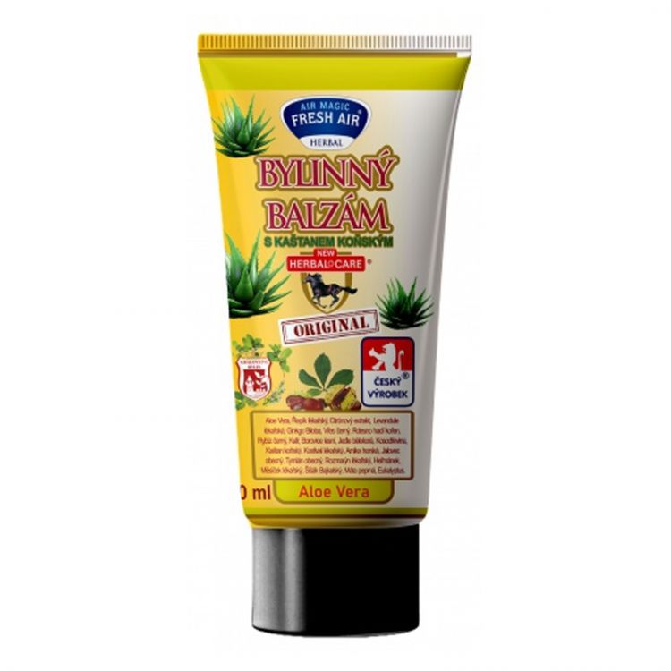 Fresh Air Bylinný balzám s gaštanom konským s Aloe vera 150ml