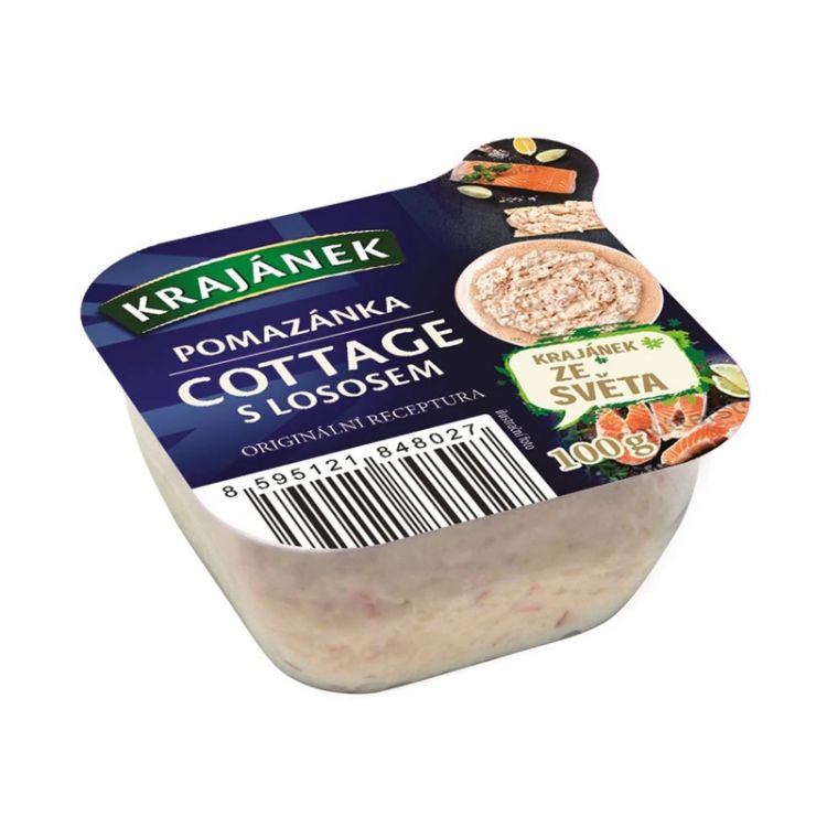 Krajánek pomazánka cottage a losos 100g