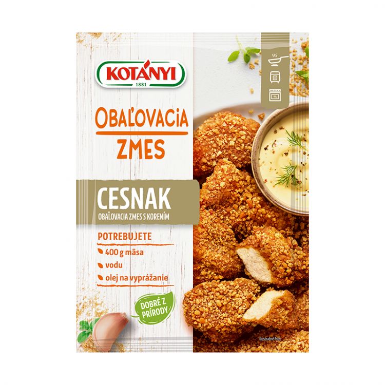 Kotányi Obaľovacia zmes s korením Cesnak 70g