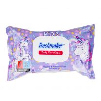 Freshmaker Detské vlhčené obrúsky Kids klip kreslené 72 ks
