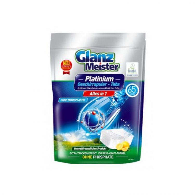 Glanz Meister Tablety do umývačky riadu Platinum 65ks
