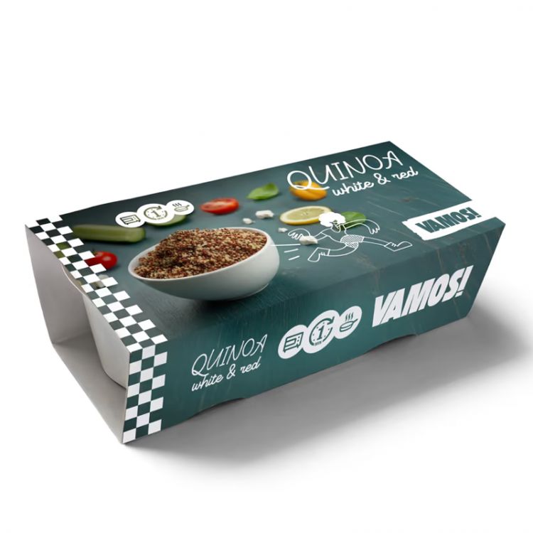 VAMOS! Biela & červená quinoa 2x125g