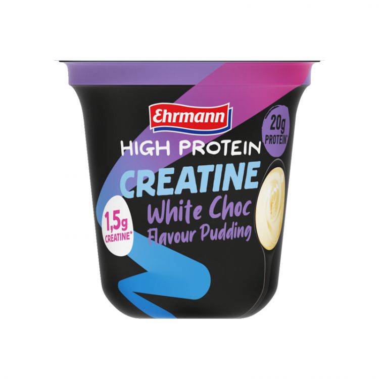 Ehrmann High Protein Creatin puding biela čokoláda 230 g