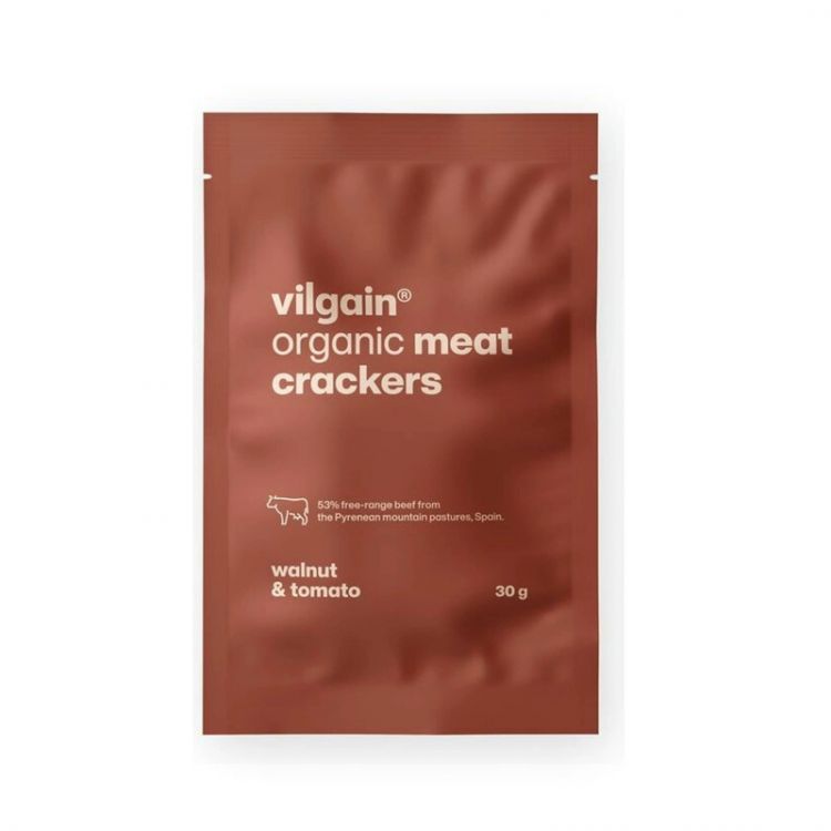 Vilgain Mäsové krekry BIO paradajka a vlašský orech 30 g