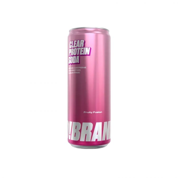 PRO!BRANDS Clear protein soda fruity fusion 330ml