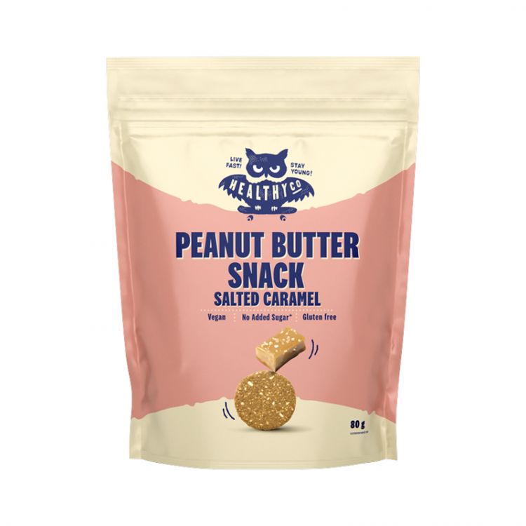 HealthyCo Peanut butter snack slaný karamel 80g