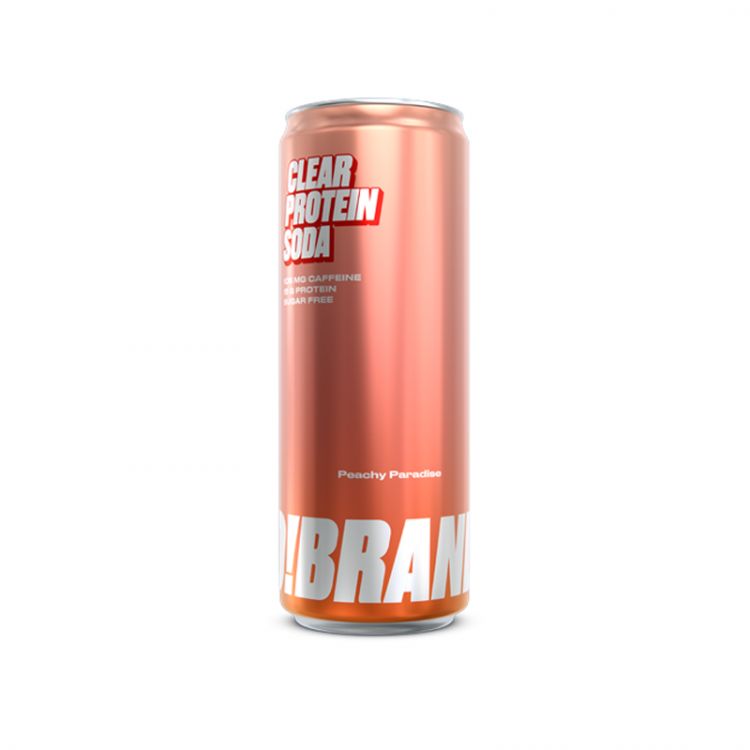 PRO!BRANDS Clear protein soda peachy paradise 330ml
