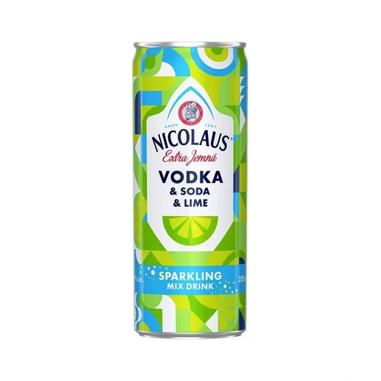 ST. NICOLAUS VODKA Soda & lime 6% 250ml