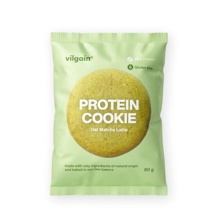 Vilgain Protein Cookie matcha latté s ovsenými vločkami 80 g