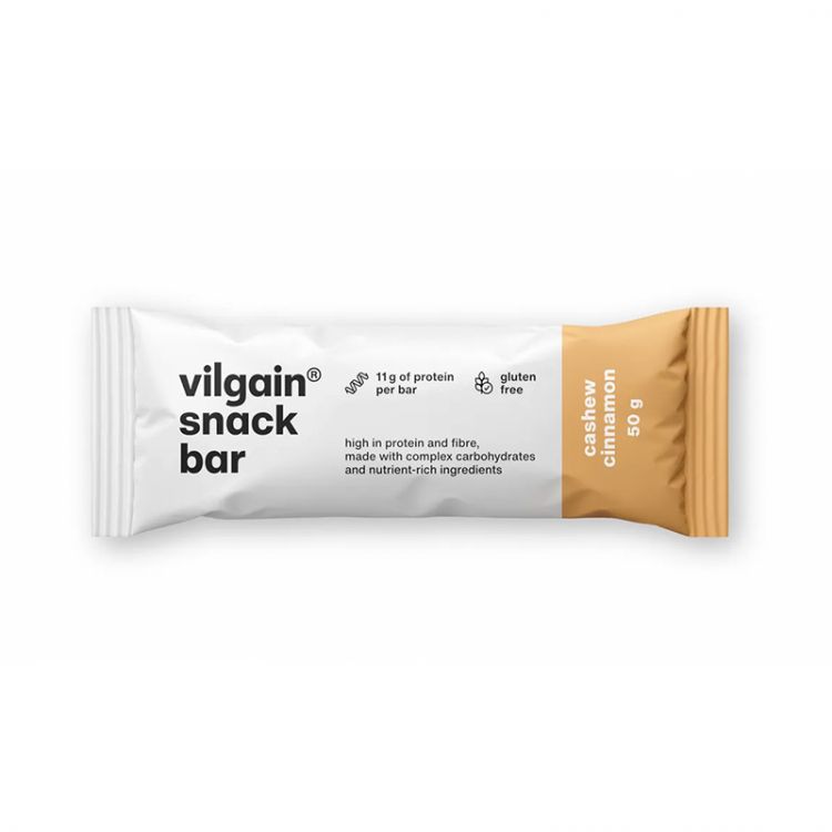 Vilgain Snack Bar Kešu a škorica 50 g