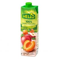 Hello 100% Jablko - Marhuľa 1l